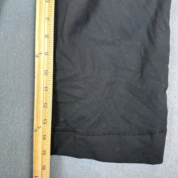 Lululemon Gather & Crow Crop Woman's Black Stretch Yoga Leggings NO SIZE DOT - Picture 5 of 8